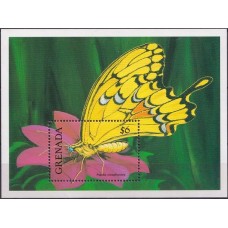 GRNB0282M-BLOCO BORBOLETAS - GRANADA - 1991 - MINT