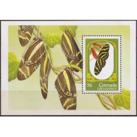 GRSB0278M-BLOCO BORBOLETAS - GRANADINAS - 1993 - MINT GRSB0278M-BLOCO BORBOLETAS - GRANADINAS - 1993 - MINT