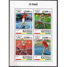 GUI9144MF-MINIFOLHA TÊNIS - GUINÉ - 2018 - MINT
