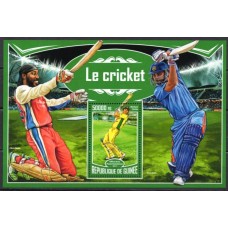 GUIB2072M-BLOCO CRÍQUETE - MICHAEL CLARKE - GUINÉ - 2017 - MINT
