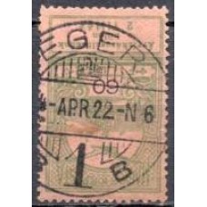 HUN0119U-SELO COROA DE SANTO ETIENE E AVE, 60FI - HUNGRIA - 1913 - U
