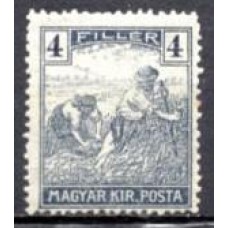 HUN0166N-SELO CAMPONESES, 4FI - HUNGRIA - 1916/17 - N