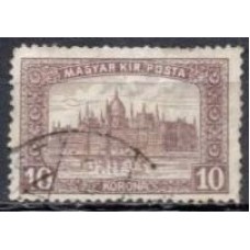 HUN0304U-SELO PARLAMENTO, 10K - HUNGRIA - 1920/23 - U