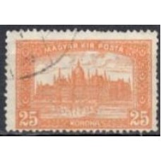 HUN0307U-SELO PARLAMENTO, 25K - HUNGRIA - 1920/23 - U