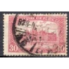 HUN0308U-SELO PARLAMENTO, 30K - HUNGRIA - 1920/23 - U