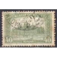 HUN0309U-SELO PARLAMENTO, 40K - HUNGRIA - 1920/23 - U