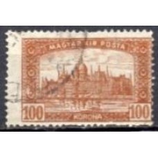 HUN0311U-SELO PARLAMENTO, 100K - HUNGRIA - 1920/23 - U