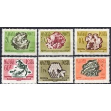 HUN1237N-SÉRIE PROPAGANDA PELO SEGURO E POUPANÇA - HUNGRIA - 1958 - N
