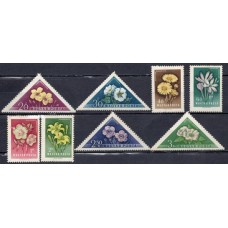 HUN1249N-SÉRIE FLORES - HUNGRIA - 1958 - N