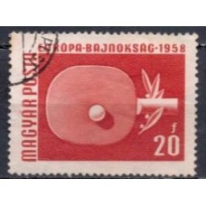 HUN1257UA-SELO CAMPEONATO EUROPEU ESPORTIVO, 20FI - HUNGRIA - 1958 - U