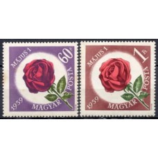 HUN1276N-SÉRIE 1º DE MAIO - HUNGRIA - 1959 - N