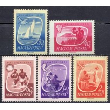 HUN1303N-SÉRIE TURISMO - LAGO BALATON - HUNGRIA - 1959 - N