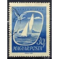 HUN1303UA-SELO TURISMO - LAGO BALATON, 30FI - HUNGRIA - 1959 - U