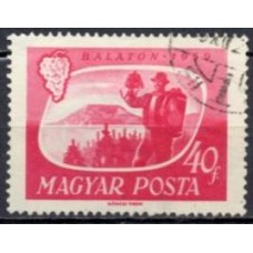HUN1304U-SELO TURISMO - LAGO BALATON, 40FI - HUNGRIA - 1959 - U