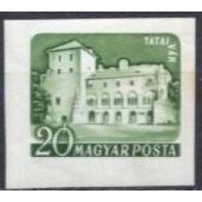 HUN1336ND-SELO CASTELOS, 20FI - HUNGRIA - 1960/61 - N - SEM DENTEAÇÃO