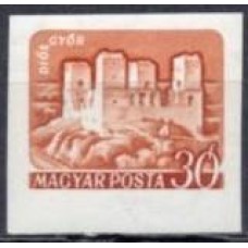 HUN1337ND-SELO CASTELOS, 30FI - HUNGRIA - 1960/61 - N - SEM DENTEAÇÃO
