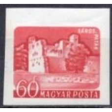 HUN1338MD-SELO CASTELOS, 60FI - HUNGRIA - 1960/61 - MINT - SEM DENTEAÇÃO