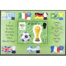 JERB0070M-BLOCO COPA MUNDIAL DE FUTEBOL ALEMANHA 2006 - JERSEY - 2006 - MINT