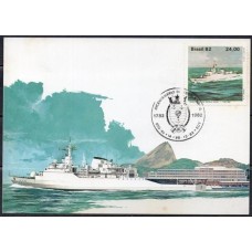 MA0074.04-MÁXIMO ESCOLA NAVAL - NAVIO ESCOLA BRASIL - 1982 - CBC RIO DE JANEIRO
