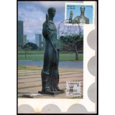 MA0147.01-MÁXIMO LUBRAPEX 90 - ESCULTURAS, EVANGELISTA SÃO JOÃO - 1990 - CBC BRASÍLIA