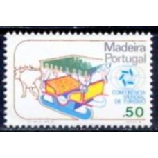 MDE0069NA-SELO CONFERÊNCIA MUNDIAL DO TURISMO, 50C - MADEIRA - 1980 - N