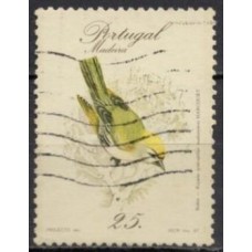 MDE0116UA-SELO FAUNA - AVES ESPECÍFICAS, 25E - MADEIRA - 1987 - U