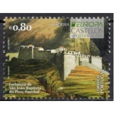 MDE0378M-SELO SÉRIE EUROPA - ARQUITETURA E PATRIMÔNIO - MADEIRA - 2017 - MINT