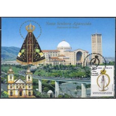 MN2595.02-MÁXIMO CENTENÁRIO DA COROAÇÃO DE NOSSA SENHORA APARECIDA - 2004 - CBC APARECIDA - BASE NÃO É CARTÃO POSTAL