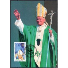 MN2609.41-MÁXIMO HOMENAGEM AO PAPA JOÃO PAULO II - 2005 - CBC SALVADOR - BASE NÃO É CARTÃO POSTAL