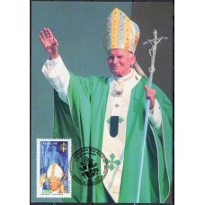 MN2609.44-MÁXIMO HOMENAGEM AO PAPA JOÃO PAULO II - 2005 - CBC BELO HORIZONTE - BASE NÃO É CARTÃO POSTAL