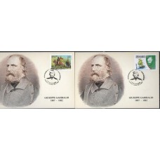 MN2695S.05-SÉRIE 2 MÁXIMOS BICENTENÁRIO DO NASCIMENTO DE GARIBALDI - 2007 - CBCS LAGUNA E GARIBALDI