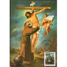 MN2768.01-MÁXIMO NATAL, 800 ANOS DO MOVIMENTO FRANCISCANO - 2008 - CBC BRASÍLIA - BASE NÃO É CARTÃO POSTAL