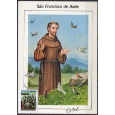 MN2768.05-MÁXIMO NATAL, 800 ANOS DO MOVIMENTO FRANCISCANO - 2008 - CBC BRASÍLIA - BASE NÃO É CARTÃO POSTAL