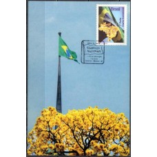 MN2854.01-MÁXIMO DESPERSONALIZADO BANDEIRA E IPÊ - 2010 - CBC BRASÍLIA DA EMISSÃO SÍMBOLOS NACIONAIS