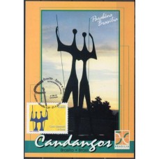 MN2965.02-MÁXIMO DESPERSONALIZADO BRASÍLIA SONHO E REALIDADE, DOIS CANDANGOS - 2010 - CBC BRASÍLIA DA EMISSÃO BRASÍLIA SONHO E REALIDADE
