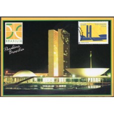 MN2968.02-MÁXIMO DESPERSONALIZADO BRASÍLIA SONHO E REALIDADE, CONGRESSO NACIONAL - 2010 - CBC BRASÍLIA DA EMISSÃO BRASÍLIA SONHO E REALIDADE