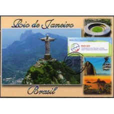 MN3191.05-MÁXIMO CONFERÊNCIA ONU RIO + 20, LOGO - 2012 - CBC RIO DE JANEIRO