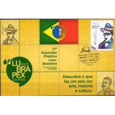 MN3227.02-MÁXIMO LUBRAPEX 2012 - ESCRITORES, FERNANDO PESSOA - 2012 - CBC BRASÍLIA