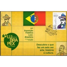 MN3227.03-MÁXIMO LUBRAPEX 2012 - ESCRITORES, FERNANDO PESSOA - 2012 - CBC FLORIANÓPOLIS