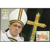MN3290.03-MÁXIMO JORNADA MUNDIAL DA JUVENTUDE JMJ 2013 - VISITA DO PAPA FRANCISCO AO BRASIL - 2013 - CBC RIO DE JANEIRO