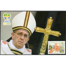 MN3290.03-MÁXIMO JORNADA MUNDIAL DA JUVENTUDE JMJ 2013 - VISITA DO PAPA FRANCISCO AO BRASIL - 2013 - CBC RIO DE JANEIRO