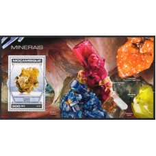MOCB1307M-BLOCO MINERAIS - MOÇAMBIQUE - 2018 - MINT