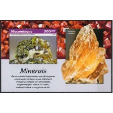 MOCB1367M-BLOCO MINERAIS - MOÇAMBIQUE - 2019 - MINT