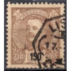 POR0141U.03-SELO CARLOS 1º, 150R - PORTUGAL - 1895/1905 - U