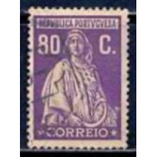 POR0428U-SELO CERES IMPRESSÃO DE LONDRES, 80C - PORTUGAL - 1926 - U