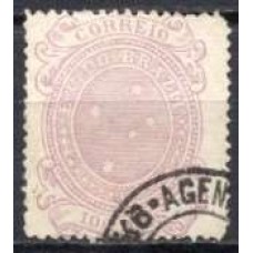 RE0072U.01-SELO CRUZEIRO, 100 RÉIS LILÁS - 1890 - U