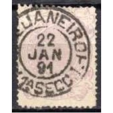 RE0072U.04-SELO CRUZEIRO, 100 RÉIS LILÁS - 1890 - U