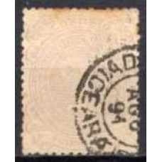 RE0072U.07-SELO CRUZEIRO, 100 RÉIS LILÁS - 1890 - U
