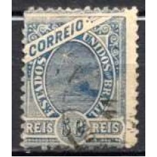 RE0083U.03-SELO MADRUGADA REPUBLICANA, 50 RÉIS DENTEAÇÃO 11 - 1894 - U