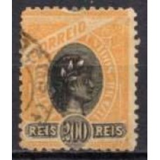 RE0085U.03-SELO MADRUGADA REPUBLICANA, 200RÉIS DENTEÇÃO 11-11,5 - 1894 - U